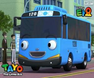 Puzzle TAYO ένα χαρούμενο και αισιόδοξο μπλε λεωφορείο